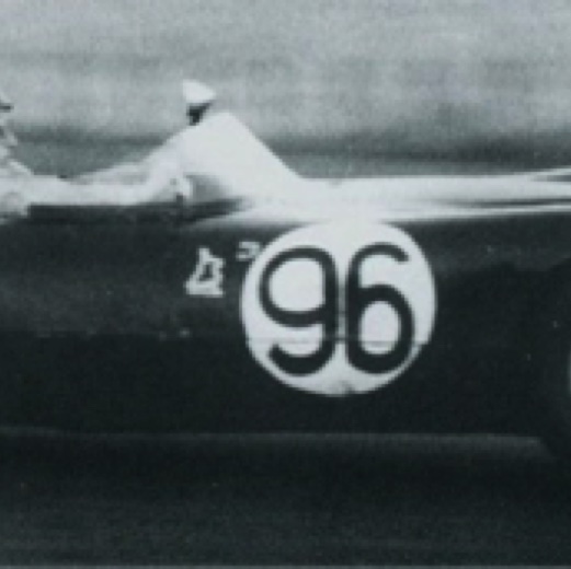 Jim  sur la Lister Jaguar des Border Reivers